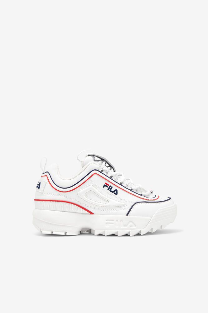 Fila Sneakers Kids White - Disruptor 2 Contrast Piping - Philippines 9135704-VM